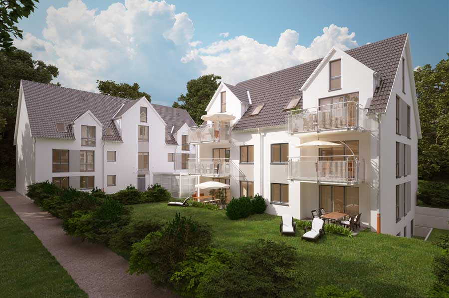 E-Ladesäulen im Mehrfamilienhaus 1 wohnhaus garten